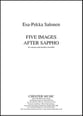 Five Images After Sappho Orchestra Scores/Parts sheet music cover